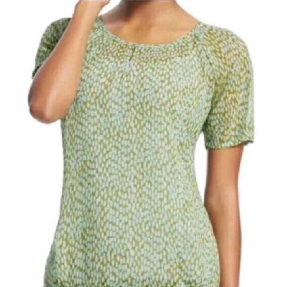CAbi Sheer Pebble Blouse